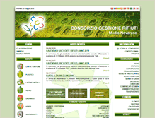 Tablet Screenshot of consorziomedionovarese.it